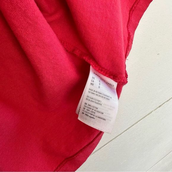 American Eagle Men’s Palm Tree Coral Tee - Picture 5 of 5